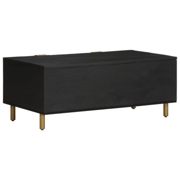 vidaXL Τραπεζάκι Σαλονιού Μαύρο 100x54x40cm από Επεξεργασμένο Ξύλο 1 τεμ.