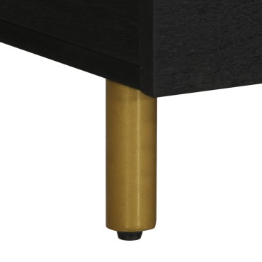 vidaXL Τραπεζάκι Σαλονιού Μαύρο 100x54x40cm από Επεξεργασμένο Ξύλο 1 τεμ.