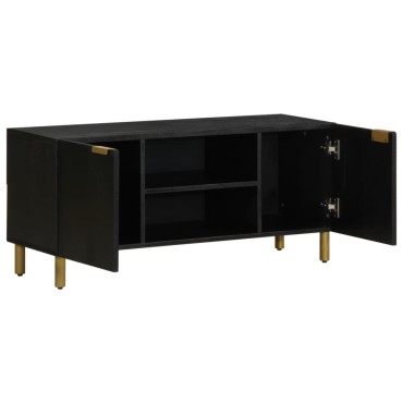 vidaXL Έπιπλο Τηλεόρασης Μαύρο 105x33x46cm Επεξεργασμένο Ξύλο 1 τεμ.