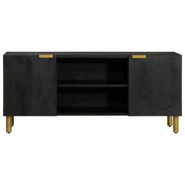 vidaXL Έπιπλο Τηλεόρασης Μαύρο 105x33x46cm Επεξεργασμένο Ξύλο 1 τεμ.