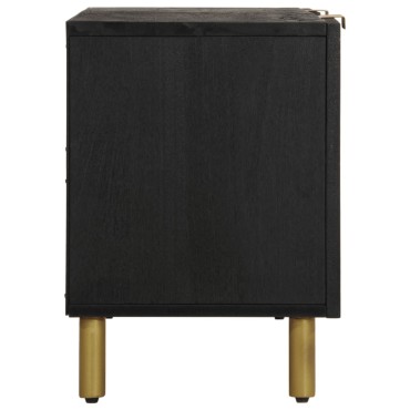 vidaXL Έπιπλο Τηλεόρασης Μαύρο 105x33x46cm Επεξεργασμένο Ξύλο 1 τεμ.
