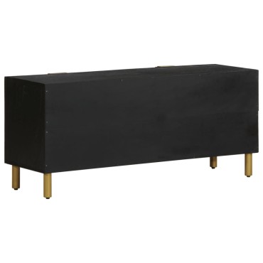 vidaXL Έπιπλο Τηλεόρασης Μαύρο 105x33x46cm Επεξεργασμένο Ξύλο 1 τεμ.
