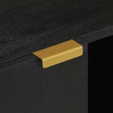 vidaXL Έπιπλο Τηλεόρασης Μαύρο 105x33x46cm Επεξεργασμένο Ξύλο 1 τεμ.