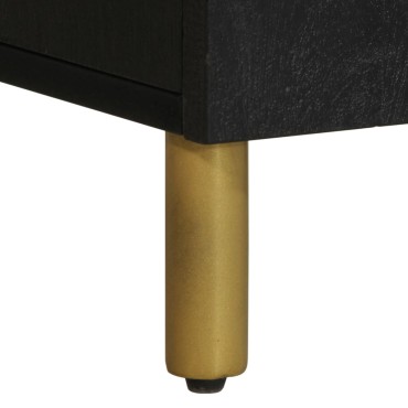 vidaXL Έπιπλο Τηλεόρασης Μαύρο 105x33x46cm Επεξεργασμένο Ξύλο 1 τεμ.