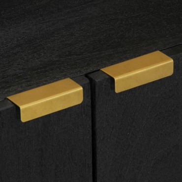 vidaXL Ραφιέρα Μαύρη 60x33x75cm από Επεξεργασμένο Ξύλο