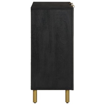 vidaXL Συρταριέρα Μαύρη 90x33x75cm από Επεξεργασμένο Ξύλο