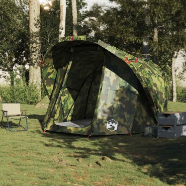 vidaXL Σκηνή Ψαρέματος 4 Ατόμων Αδιάβροχη Μπλε