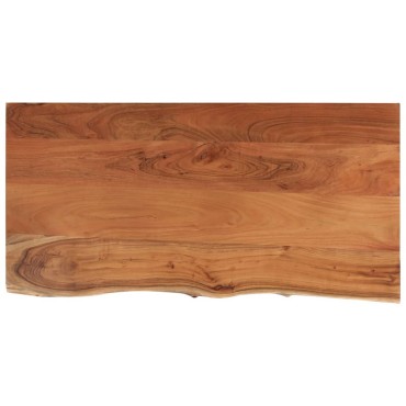 vidaXL Επιφάνεια Τραπεζιού Ορθογώνια 80x40x2,5cm Μασίφ Ξύλο Ακακίας 1 τεμ.