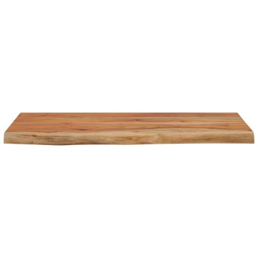 vidaXL Ράφι Επιτοίχιο Ορθ. Live Edge 60x30x2,5cm Μασίφ Ξύλο Ακακίας
