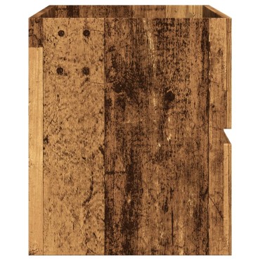 vidaXL Ντουλάπι Νιπτήρα Μαύρο 100x38,5x45cm Επεξεργασμένο Ξύλο 1 τεμ.
