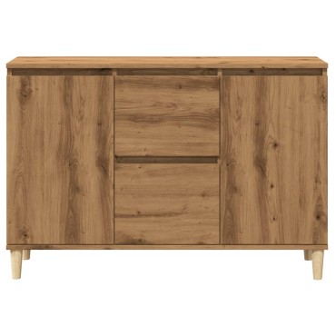 vidaXL Μπουφές Αρτισιανή Δρυς 102x35x70cm από Επεξεργασμένο Ξύλο 1 τεμ.