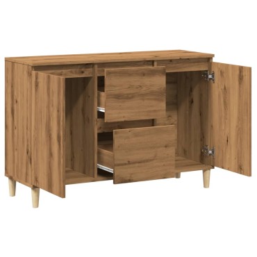 vidaXL Μπουφές Αρτισιανή Δρυς 102x35x70cm από Επεξεργασμένο Ξύλο 1 τεμ.