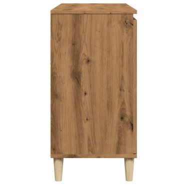 vidaXL Μπουφές Αρτισιανή Δρυς 102x35x70cm από Επεξεργασμένο Ξύλο 1 τεμ.