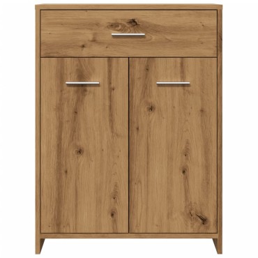 vidaXL Ντουλάπι Μπάνιου Αρτισιανή Δρυς 60x33x80cm Επεξ. Ξύλο