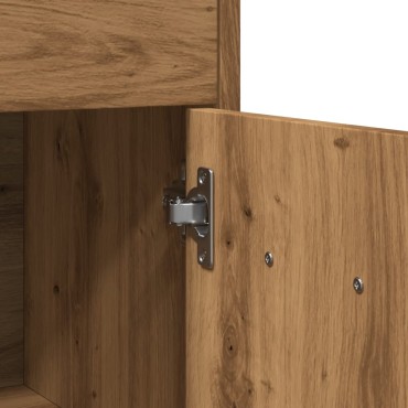 vidaXL Ντουλάπι Μπάνιου Αρτισιανή Δρυς 60x33x80cm Επεξ. Ξύλο