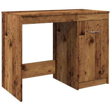 vidaXL Γραφείο Όψη Παλαιού Ξύλου 100x50x76cm από Επεξεργασμένο Ξύλο 1 τεμ.