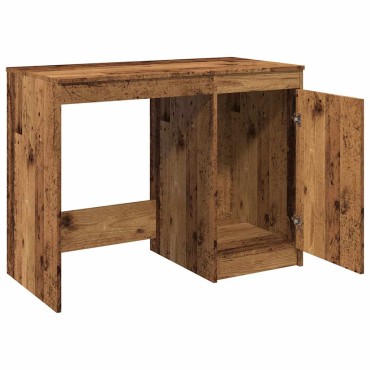 vidaXL Γραφείο Όψη Παλαιού Ξύλου 100x50x76cm από Επεξεργασμένο Ξύλο 1 τεμ.