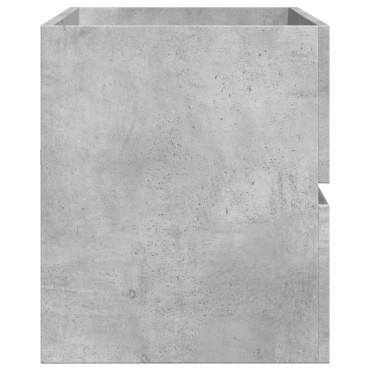 vidaXL Ντουλάπι Νιπτήρα Γκρι Σκυροδέματος 100x38,5x45cm Επεξ. Ξύλο 1 τεμ.