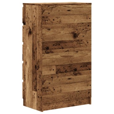 vidaXL Συρταριέρα Όψη Παλαιού Ξύλου 60x36x103cm Επεξεργασμένο Ξύλο 1 τεμ.