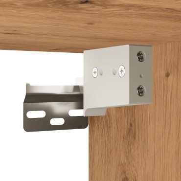 vidaXL Καθρέφτης Ντουλάπι Αρτισιανή Δρυς 90x12x45cm Επεξ. Ξύλο 1 τεμ.