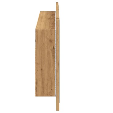 vidaXL Καθρέφτης Ντουλάπι Αρτισιανή Δρυς 90x12x45cm Επεξ. Ξύλο 1 τεμ.