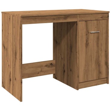 vidaXL Γραφείο Αρτισιανή Δρυς 100x50x76cm από Επεξεργασμένο Ξύλο 1 τεμ.