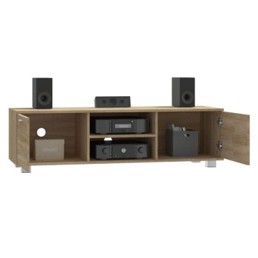 vidaXL Έπιπλο Τηλεόρασης Sonoma Δρυς 140x40,5x35cm Επεξεργ. Ξύλο