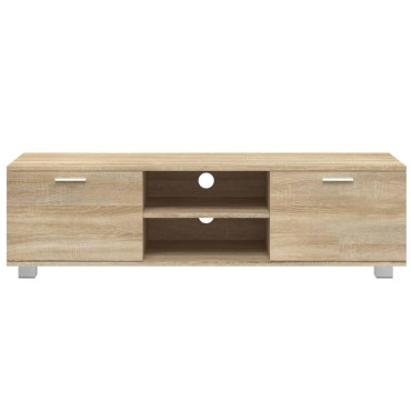vidaXL Έπιπλο Τηλεόρασης Sonoma Δρυς 140x40,5x35cm Επεξεργ. Ξύλο