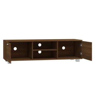 vidaXL Έπιπλο Τηλεόρασης Καφέ Δρυς 140x40,5x35cm Επεξεργ. Ξύλο