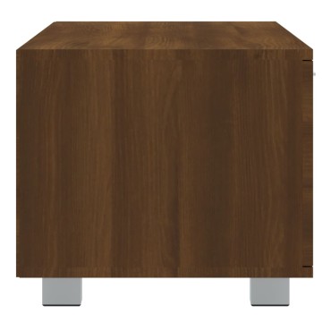 vidaXL Έπιπλο Τηλεόρασης Καφέ Δρυς 140x40,5x35cm Επεξεργ. Ξύλο