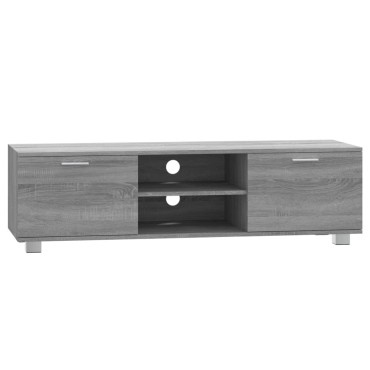 vidaXL Έπιπλο Τηλεόρασης Γκρι Sonoma 140x40,5x35cm από Επεξεργ. Ξύλο