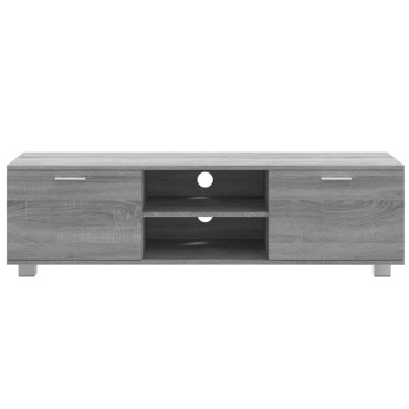 vidaXL Έπιπλο Τηλεόρασης Γκρι Sonoma 140x40,5x35cm από Επεξεργ. Ξύλο