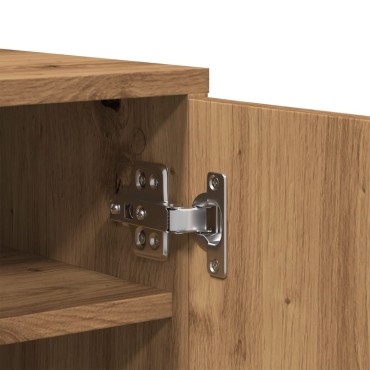 vidaXL Παπουτσοθήκη Αρτισιανή Δρυς 60x35x92cm Επεξεργασμένο Ξύλο