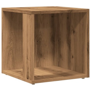 vidaXL Βοηθητικό Τραπέζι Αρτισιανή Δρυς 33x33x34cm Επεξ. Ξύλο 1 τεμ.