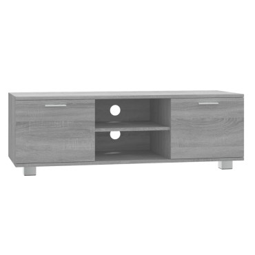 vidaXL Έπιπλο Τηλεόρασης Γκρι Sonoma 120x40,5x35cm από Επεξεργ. Ξύλο