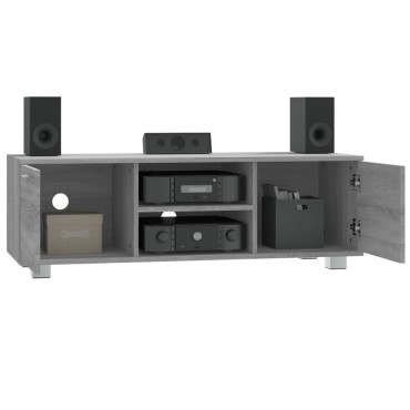 vidaXL Έπιπλο Τηλεόρασης Γκρι Sonoma 120x40,5x35cm από Επεξεργ. Ξύλο