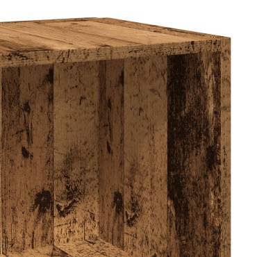vidaXL Τραπέζι Βοηθητικό Παλαιό Ξύλο 33x33x34cm από Επεξ. Ξύλο