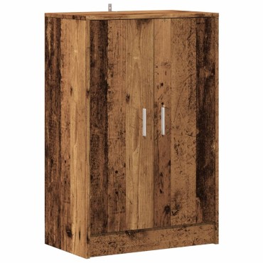 vidaXL Παπουτσοθήκη Όψη Παλαιού Ξύλου 60x35x92cm Επεξεργασμένο Ξύλο