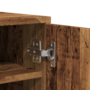 vidaXL Παπουτσοθήκη Όψη Παλαιού Ξύλου 60x35x92cm Επεξεργασμένο Ξύλο