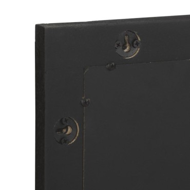 vidaXL Καθρέφτης Μπάνιου Μαύρος 50x70x2,5cm Επεξ. Ξύλο/Oρείχαλκος