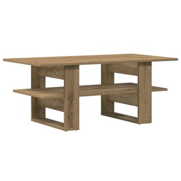 vidaXL Τραπεζάκι Σαλονιού Αρτισιανή Δρυς 102x55x42cm Επεξ. Ξύλο 1 τεμ.