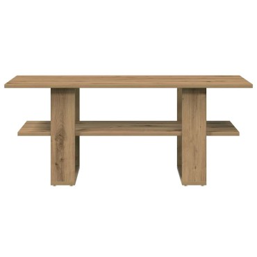 vidaXL Τραπεζάκι Σαλονιού Αρτισιανή Δρυς 102x55x42cm Επεξ. Ξύλο 1 τεμ.