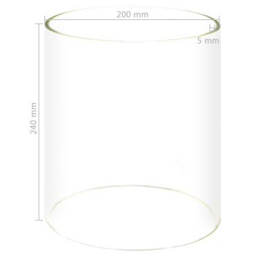 vidaXL Γυάλα για Μηχανή Hot Dog 200 x 240 χιλ. από Γυαλί