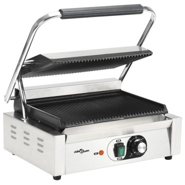 vidaXL Τοστιέρα Ραβδωτή Panini 2200 W 43 x 30,5 x 20 εκ.