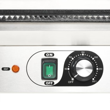 vidaXL Τοστιέρα Ραβδωτή Panini 2200 W 43 x 30,5 x 20 εκ.