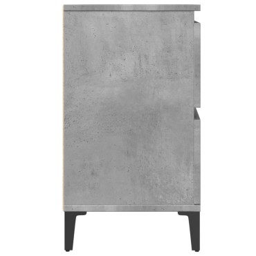 vidaXL Ντουλάπι Νιπτήρα Γκρι Σκυρ. 80x33x60cm Επεξεργασμένο Ξύλο 1 τεμ.