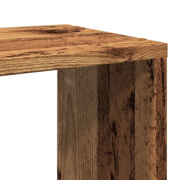 vidaXL Βιβλιοθήκη Όψη Παλαιού Ξύλου 60x24x63cm από Επεξεργ. Ξύλο 1 τεμ.