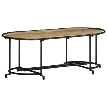 vidaXL Τραπεζάκι Σαλονιού 110x55x40cm από Μασίφ Ξύλο Μάνγκο 1 τεμ.