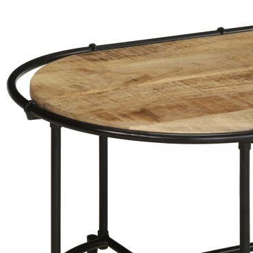 vidaXL Τραπεζάκι Σαλονιού 110x55x40cm από Μασίφ Ξύλο Μάνγκο 1 τεμ.