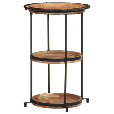vidaXL Τραπεζάκι Βοηθητικό 55x83cm από Μασίφ Ξύλο Ακακίας 1 τεμ.